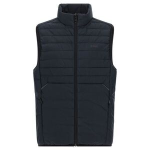 Hugo Boss Blue Polyester Sleeveless Men's Jacket
